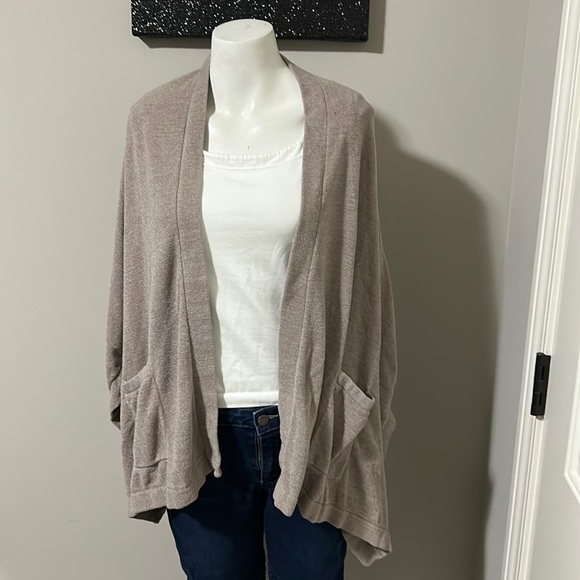 BAREFOOT DREAMS CozyChic ultra Lite Cardigan Grey Skies One Size - Picture 3 of 12